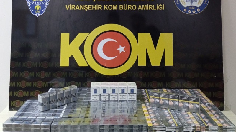 Viranşehir'de 2 Bin 30 Adet Kaçak Sigara Ele Geçirildi