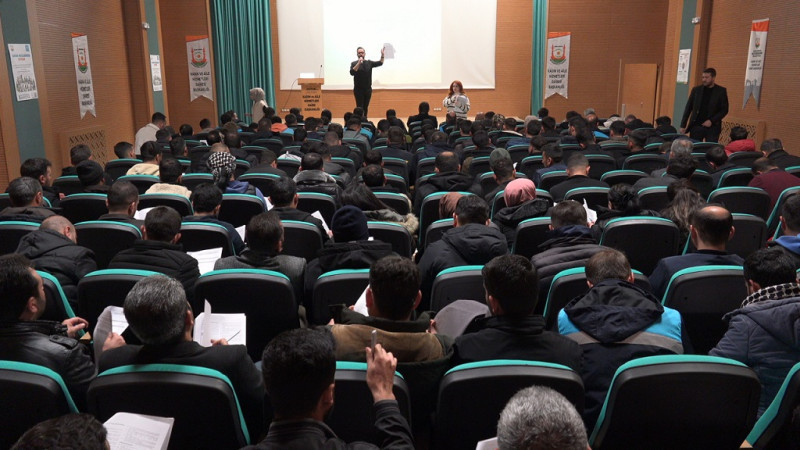 Şanlıurfa Büyükşehir Belediyesi Personellerine İş Güvenliği Eğitimi Verildi