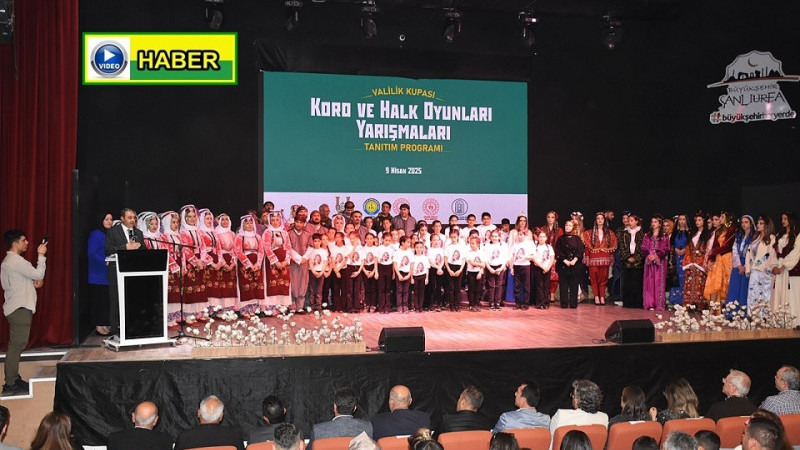 Harran Üniversitesi Paydaşlığında Koro ve Halk Oyunları Yarışmaları Tanıtım Programı Yapıldı