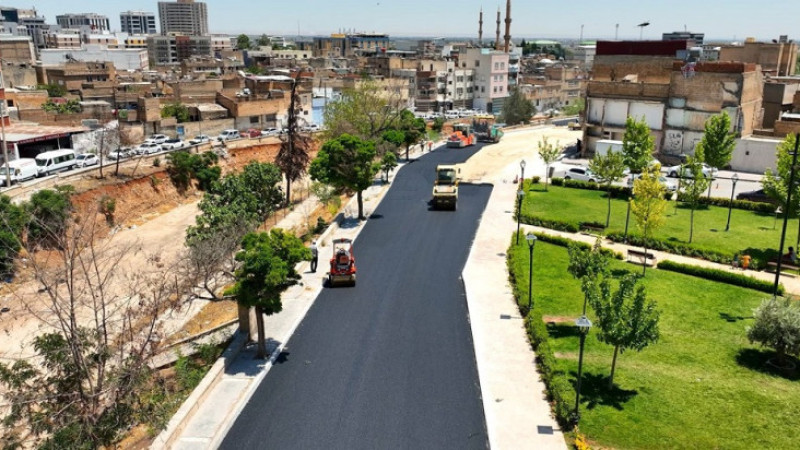 Büyükşehir Belediyesi'nden Hacı Kamil Konağı ile Beykapısı Arasında Asfalt Serimi