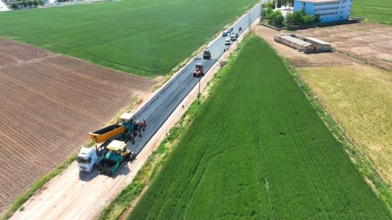 Şanlıurfa Büyükşehir Belediyesi, Suruç’ta Asfalt Çalışması Gerçekleştirdi