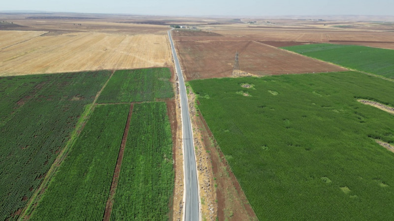Şanlıurfa Büyükşehir Belediyesi Hilvan’daki 7 Kilometrelik Gurup Yolunu Yeniledi