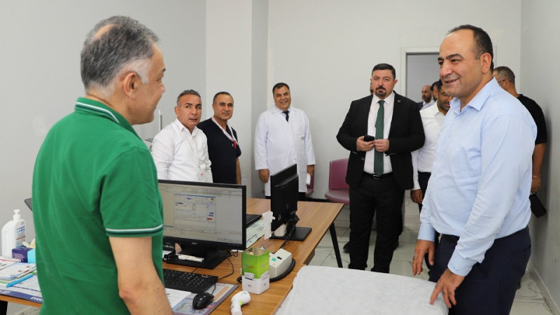 Sağlık Müdürü Dr.  Berk’ten Haliliye Ağız ve Diş Sağlığı Hastanesine Ziyaret