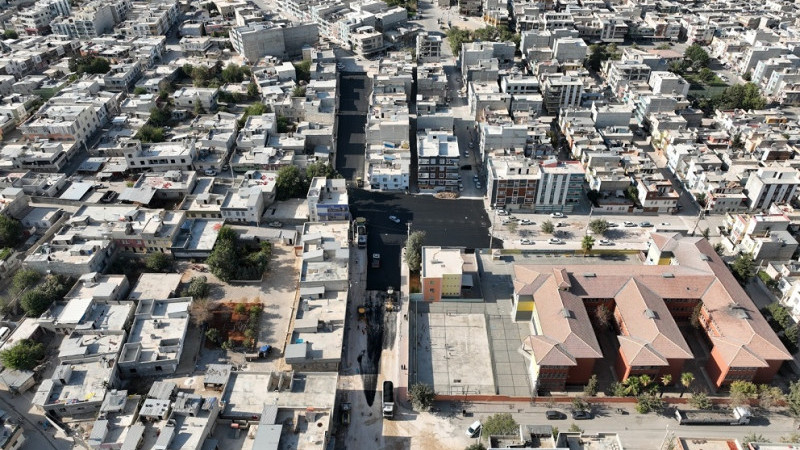 Şanlıurfa Büyükşehir Belediyesi'nden Eyyüpkent'te Cadde Yenileme Çalışması