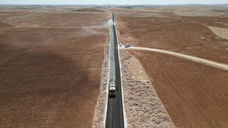 Büyükşehirden Haliliye ve Karaköprü Kırsalında Asfaltlama Çalışmaları