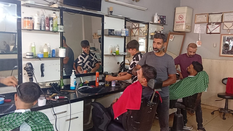 Şanlıurfa’da Kuaförden Filistin’e Destek 