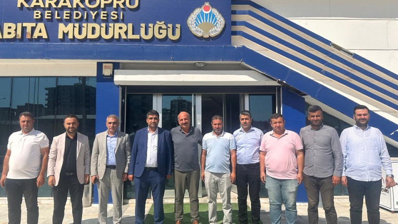 Şanlıurfa’da 9 Mahalle Muhtarından Zabıta Haftası Ziyareti