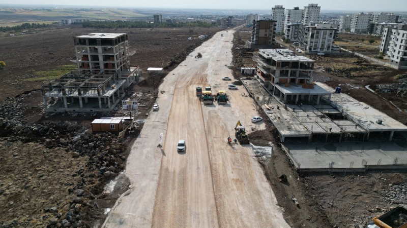 Siverek  Çevre Yolunda Alt Yapı Çalışmaları Tamamlandı