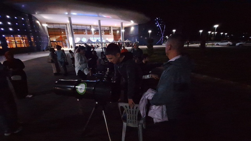  Şanlıurfa Bilim Merkezi'nde Uzay Gecesi Düzenlendi