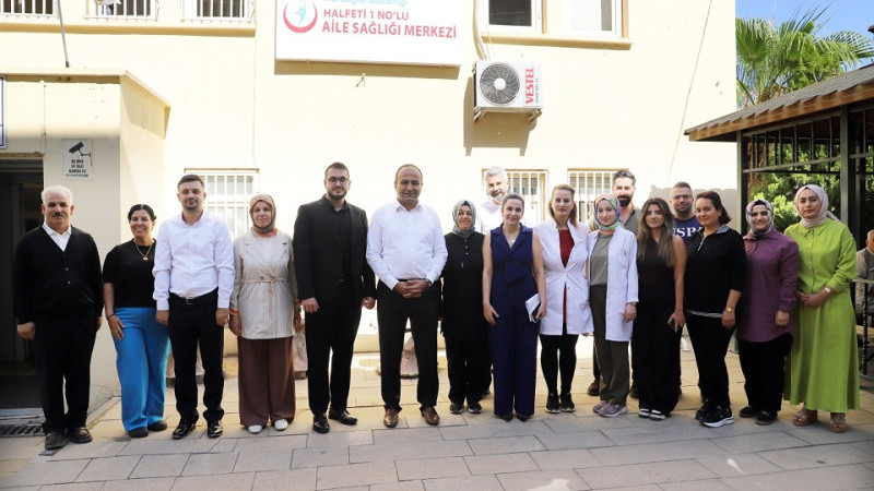 İl Sağlık Müdürü Dr. Erhan Berk Halfeti’deki Sağlık Tesislerini Ziyaret Etti