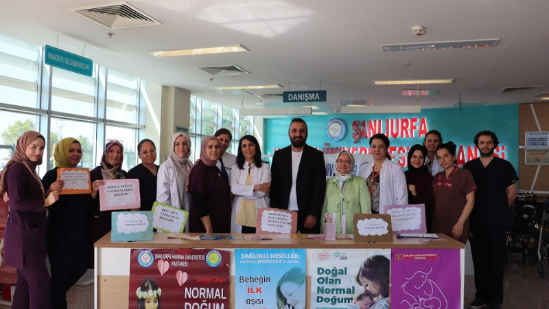 Harran Üniversitesi Hastanesinde Emzirme Haftası Etkinliği Düzenledi