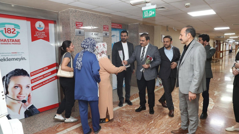  Başkan Canpolat, Mehmet Akif İnan Eğitim ve Araştırma Hastanesini Ziyaret Etti