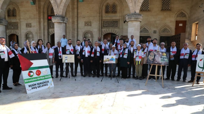 Eyyübiye’de Filistin’e Destek Resim Sergisi