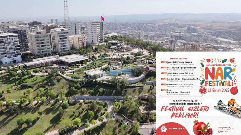 Karaköprü'de Nar Festivali Düzenlenecek