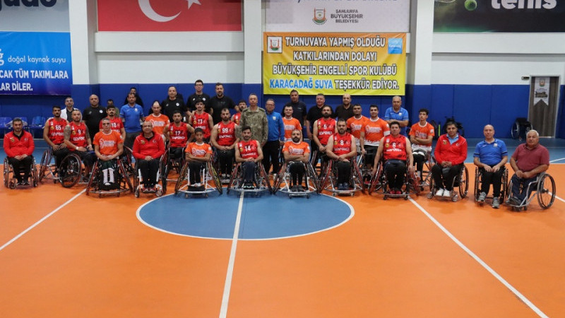 1. Göbeklitepe Tekerlekli Sandalye Basketbol Turnuvasında TSK Galip Geldi