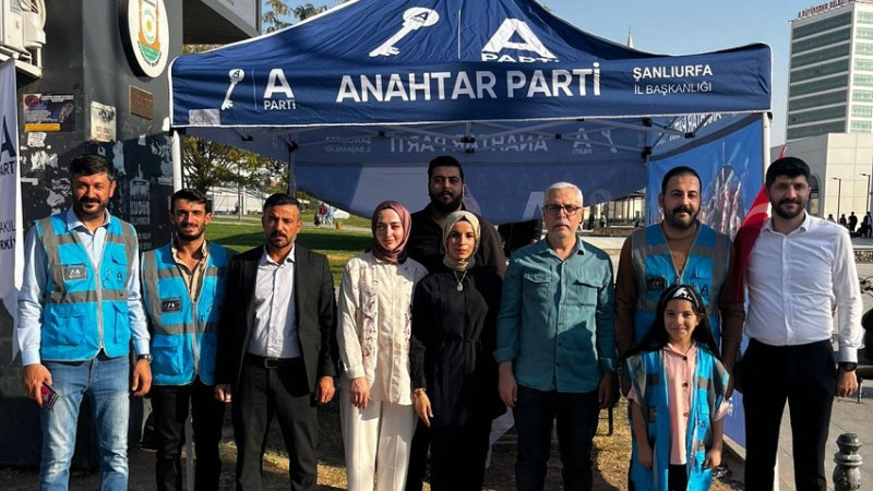 Anahtar Parti Şanlıurfa İl Başkanlığı Stand Çalışmasını Tamamladı