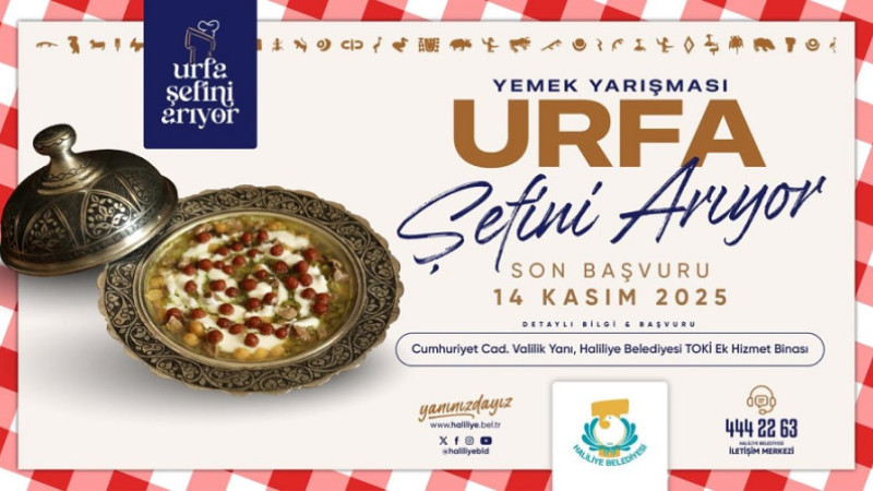 “Urfa Şefini Arıyor” Adlı Yemek Yarışması Düzenlenecek