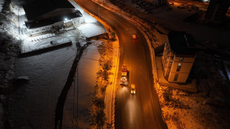 Şanlıurfa Büyükşehir Belediyesi Karla Mücadele Çalışmalarını Sürdürüyor