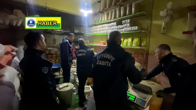  Eyyübiye'de Zabıtası Denetimlerde, Şok Görüntüler Ortaya Çıktı