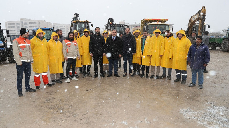 Haliliye'de Kar Yağışı Hazırlıkları Yapıldı