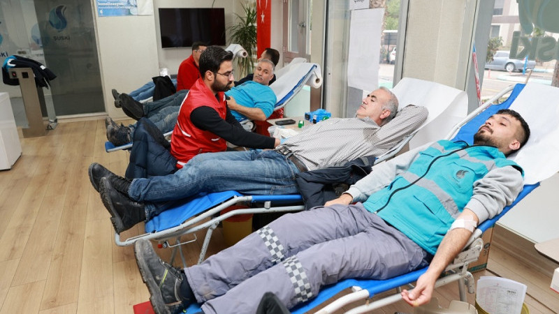 ŞUSKİ Personelleri Kan Bağışında Bulundu