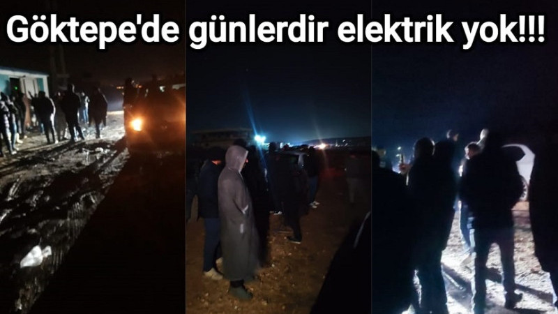 Göktepe Bölgesinde Elektrik Kesintisi Devam Ediyor