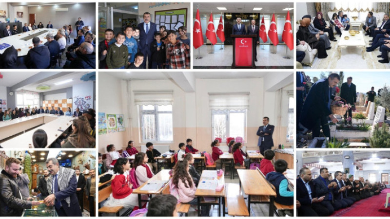 Millî Eğitim Bakanı Yusuf Tekin, Şanlıurfa'da Temaslarda Bulundu