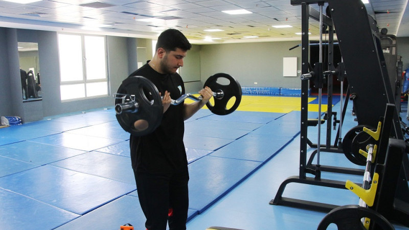 Milli Bilek Güreşçisi Abdulsamet Ocakoğlu, Şampiyona İçin Hazırlanıyor