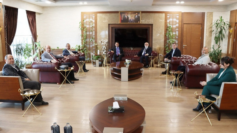 GAP BKİ Başkanı Dr.Hasan Maral ve Beraberindeki Heyetten Başkan Kaya’ya Ziyaret