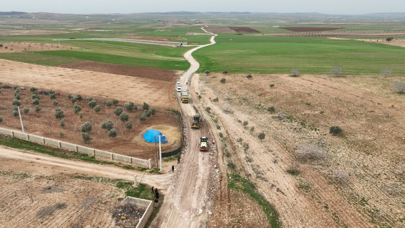 Şanlıurfa Büyükşehir Belediyesi'nden Haliliye'de Yol Yenileme Çalışması