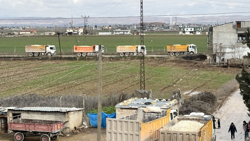 Eyyübiye Kırsal Mahalle Yollarında Yapım Devam Ediyor