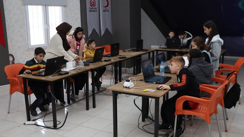 Karaköprü'deki Minikler TEKNOFEST’e Hazırlanıyor