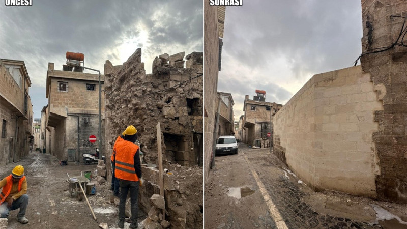 Şanlıurfa’da Tarihi Sokakların Cepheleri Yenileniyor