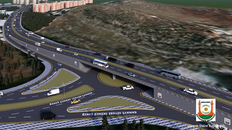 Evren Sanayi Sitesi’nde Katlı Köprülü Kavşak İnşaatı Başladı