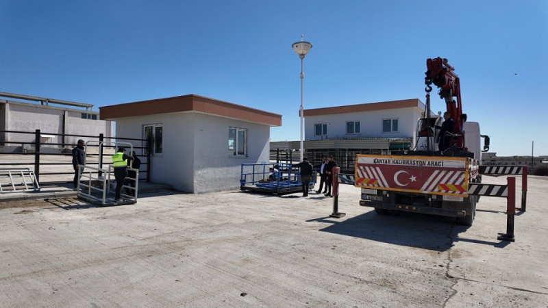 Şanlıurfa Canlı Hayvan Borsası’na  Elektronik Baskül Kuruldu