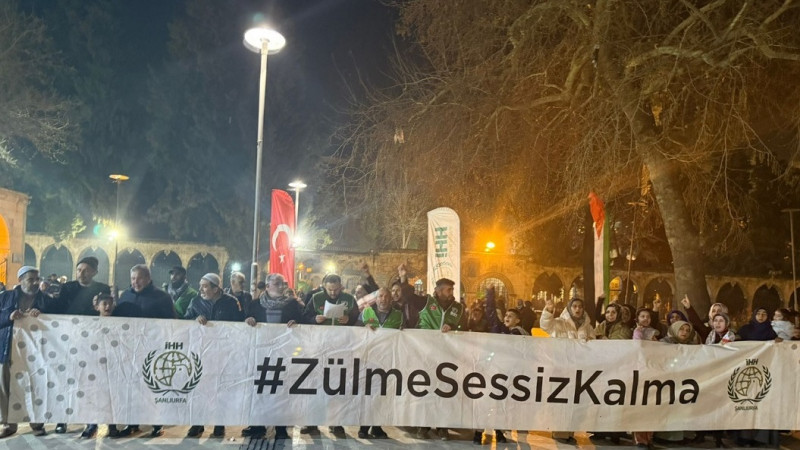 Şanlıurfa’da Gazze ve Mescid-i Aksa İçin Kitlesel Tepki: “Bu Zulme Sessiz Kalmayacağız”