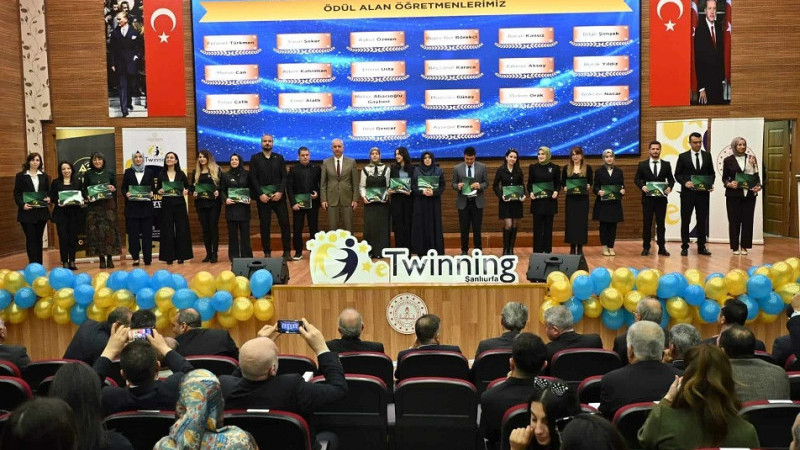 Şanlıurfa'da eTwinning Kalite Etiketi Ödül Töreni Düzenlendi