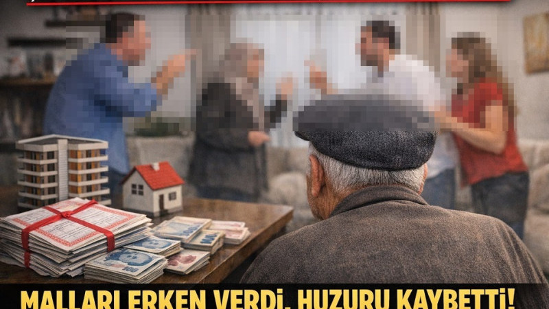 Şanlıurfa’da Mirasını Çocuklarına Erkenden Paylaştıran Babanın İbretlik Hikayesi  
