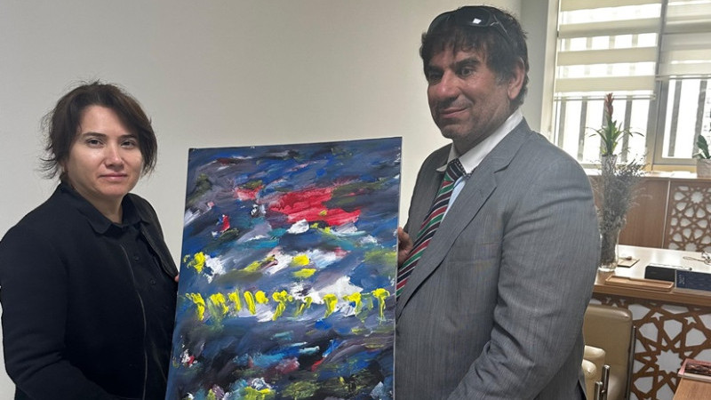 Umudun Tablosu Fatma Nur Şıldak'a Takdim Edildi 