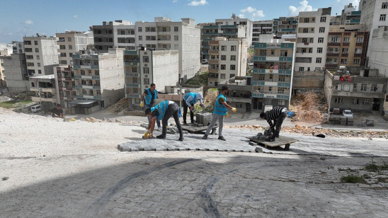 Eyyübiye'de Yeni Yol Çalışmaları Devam Ediyor