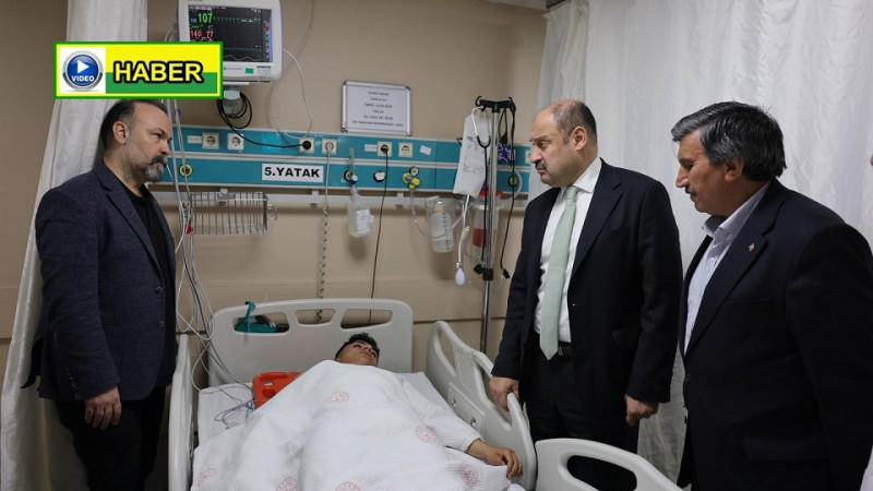 Başkan Gülpınar, Siverek'te Yaralanan Öğrencileri Ziyaret Etti