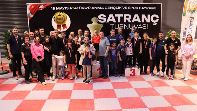 Şanlıurfa'da Düzenlenen Satranç Turnuvası Sona Erdi