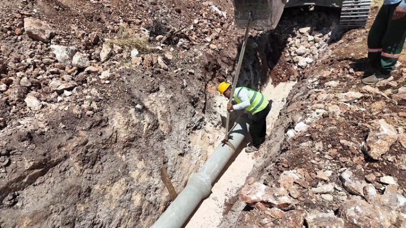 ŞUSKİ'den Halfeti'de Altyapı Güçlendirme Çalışmaları