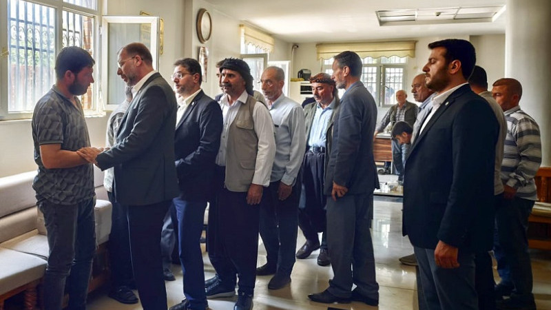 HÜDA PAR Heyetinden Acılı Aileye Taziye Ziyareti 