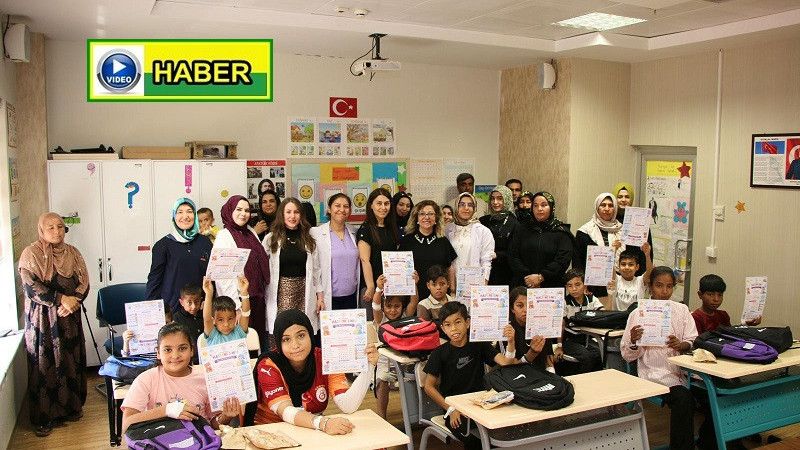 Şanlıurfa Eğitim ve Araştırma Hastanesi’nde Tedavi Gören Çocuklar İlk Karnelerini Aldı