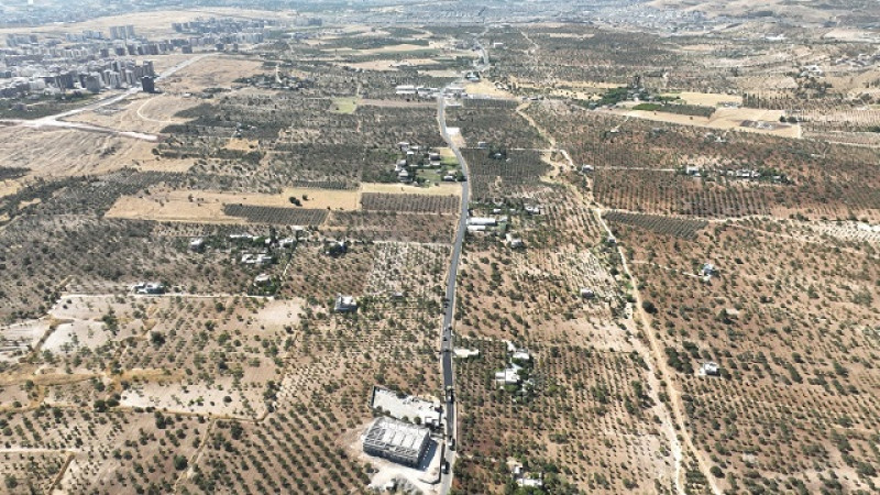 Şanlıurfa Büyükşehir Belediyesi'nden Açıksu Caddesi'nde Yol Çalışmaları