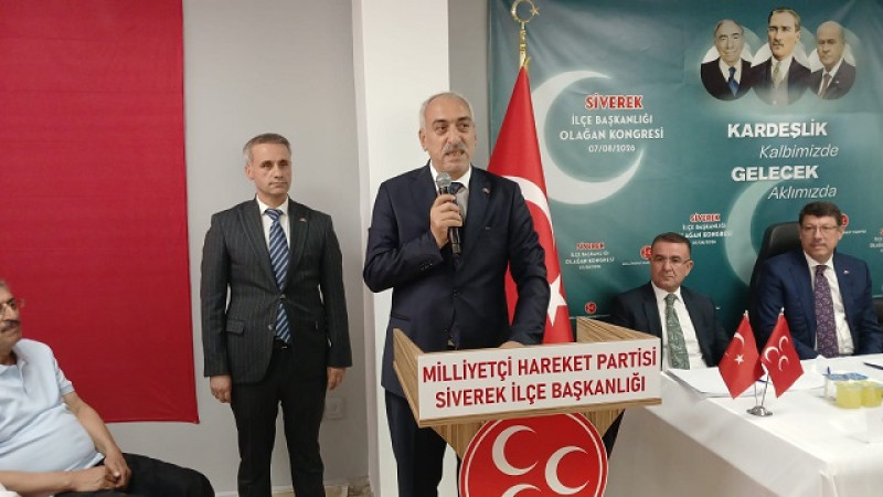 MHP Siverek’te Yeni Dönem! Mahmut Gülel İlçe Başkanı Seçildi