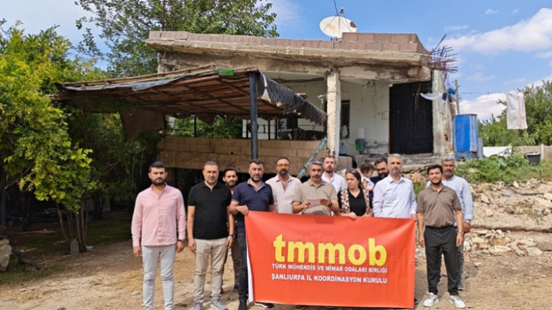 TMMOB Şanlıurfa İl Koordinasyon Kurulundan Deprem Sonrası Basın Açıklaması